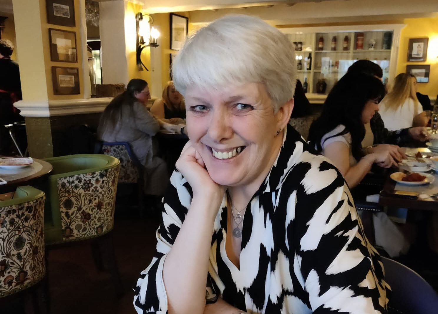 A photograph of Tina Tunnicliffe